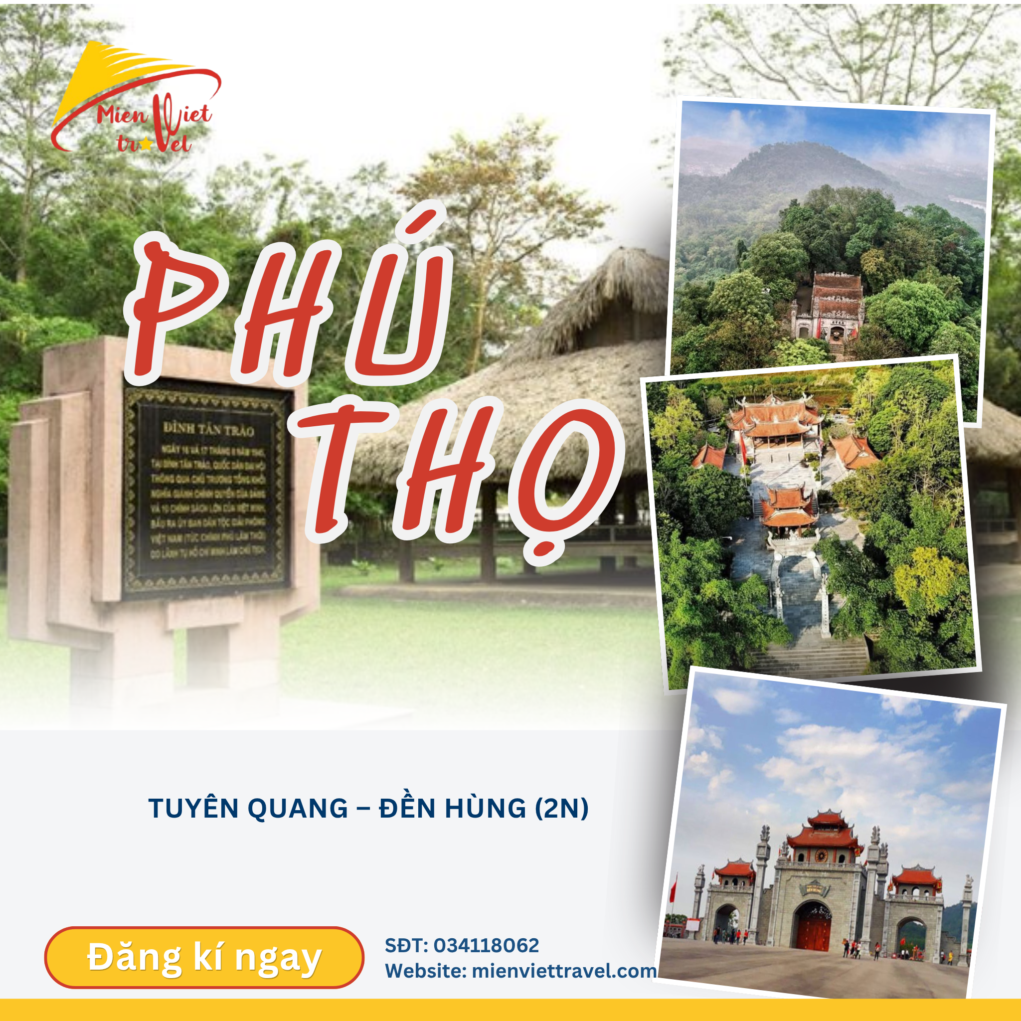 TUYÊN QUANG – ĐỀN HÙNG (2N)