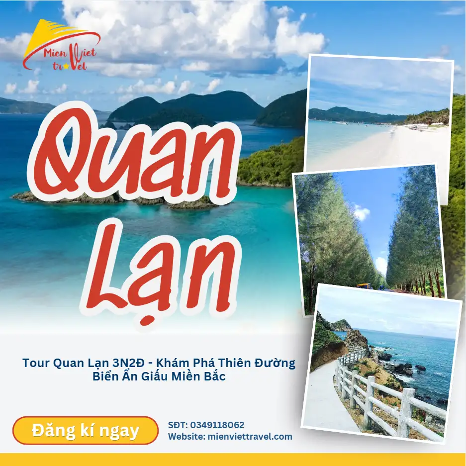 Tour Quan Lạn 3N2Đ - Khám Phá Thiên Đường Biển Ẩn Giấu Miền Bắc